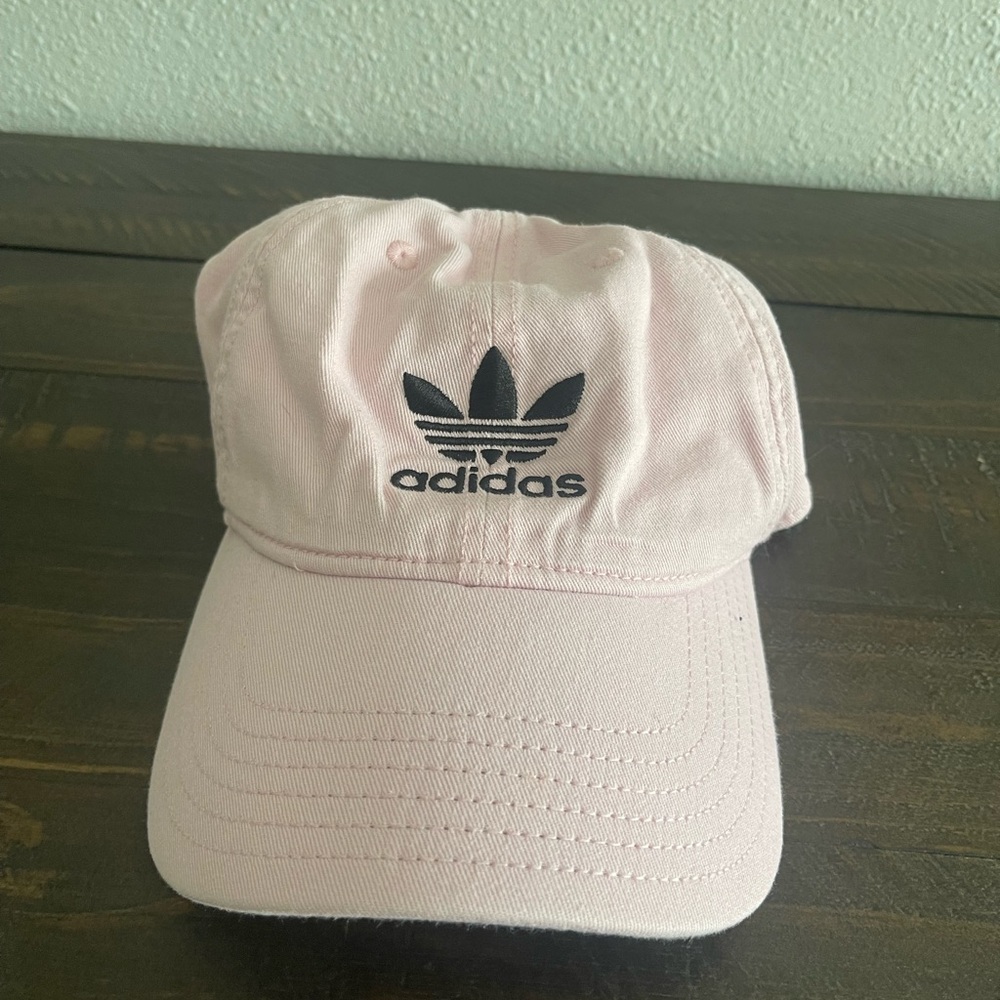 Adidas Light Pink Cap with Black Logo